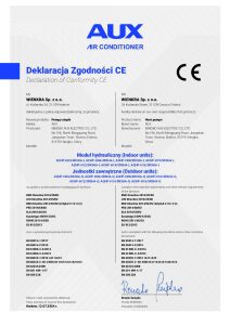 deklaracja zgodnosci pompy ciepla 6.09.2024 pdf